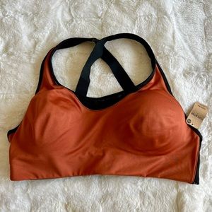 2/$35 Pink ultimate lightly lined XL orange Sports Bra
